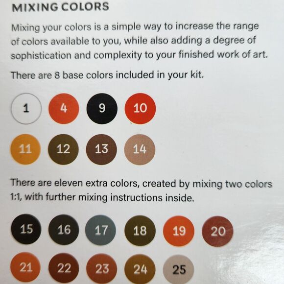 Art Maker PAINTING BY NUMBERS: KOI FISH w/ Supplies~~NIP - Picture 7 of 11